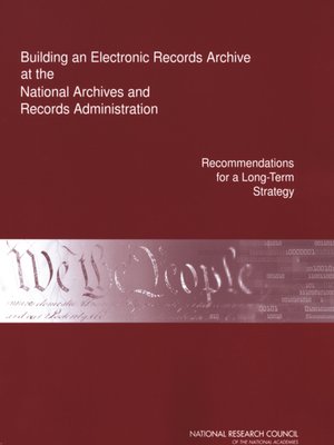cover image of Building an Electronic Records Archive at the National Archives and Records Administration